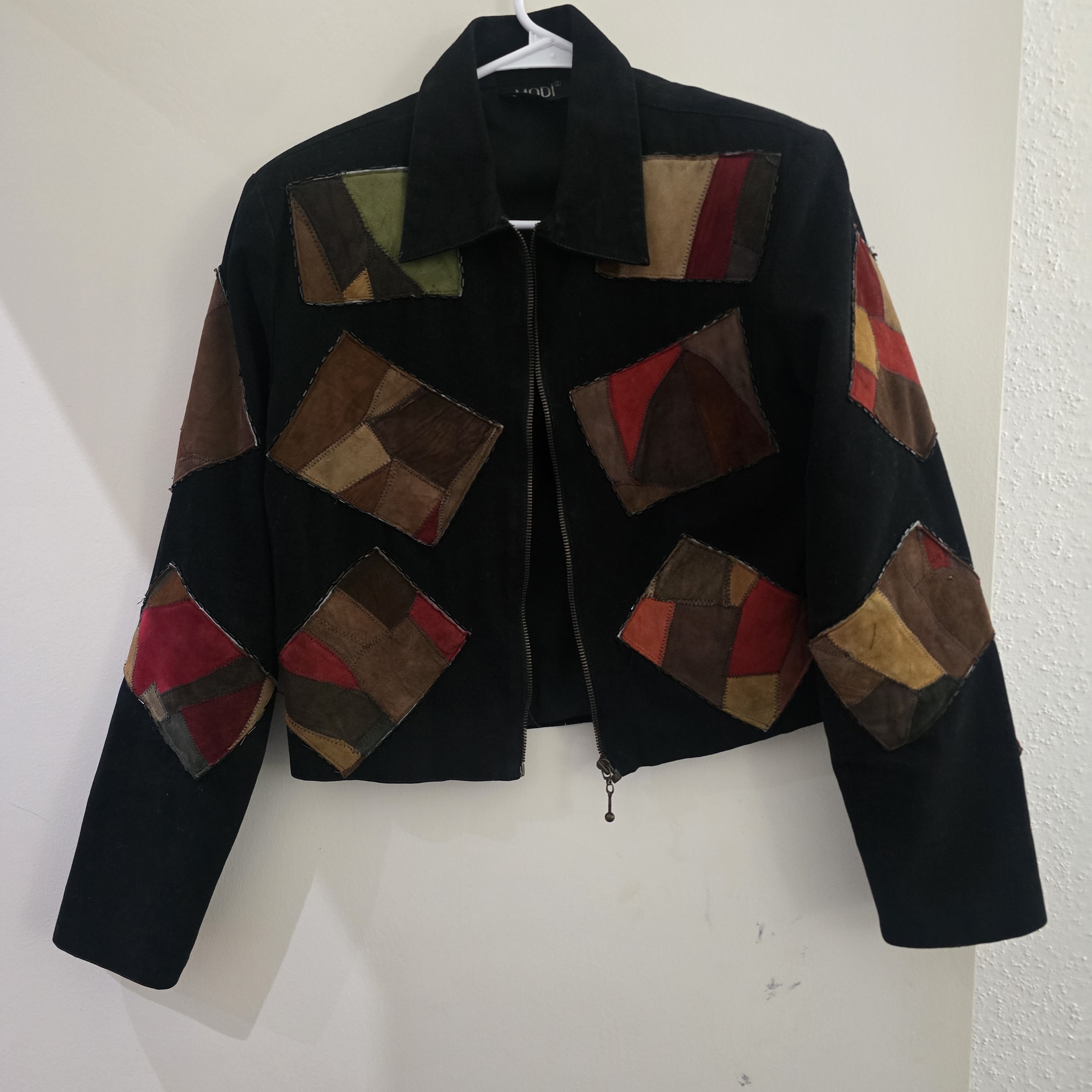 Vintage Modi Patchwork Bomber Jacket
